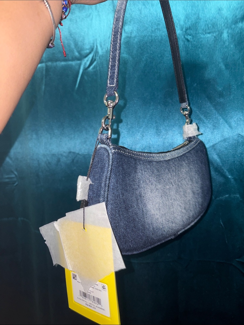 Marc Jacobs Indigo Denim Shoulder Bag nwt as shown 🦋 no flaws - Picture 3 of 8